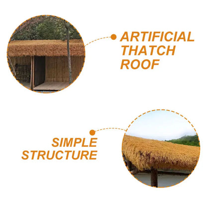 Thatch Roof Rolls for Outdoor Pavilion - Easy Install