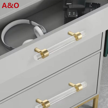 Drawer Handles & Acrylic Cabinet