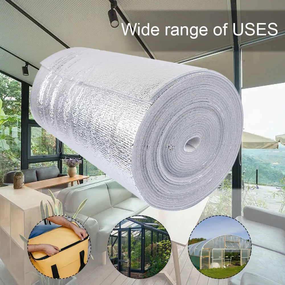 5m/10m Radiator Reflective Film Wall -Thermal Insulation Reflective Film -Aluminum Foil Roof