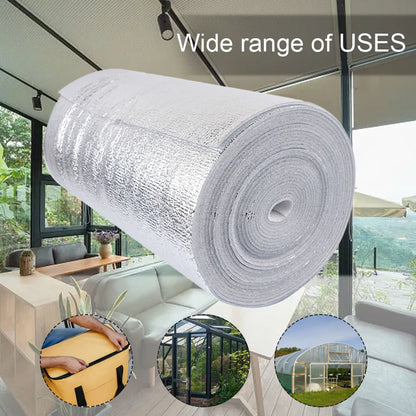 5m/10m Radiator Reflective Film Wall -Thermal Insulation Reflective Film -Aluminum Foil Roof