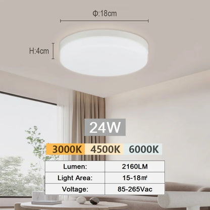 LED Ceiling Lamp 18-48W  Daylight Modern Home Lighting