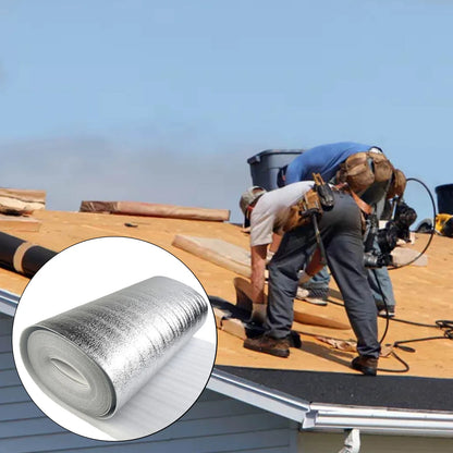 5m/10m Radiator Reflective Film Wall -Thermal Insulation Reflective Film -Aluminum Foil Roof