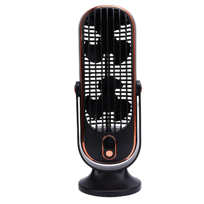Desk Tower Fan 5 Speeds Brushless Motor USB Rechargeable Portable Desk Fan for Home  Kitchen Indoor Rechargeable Desk Fan