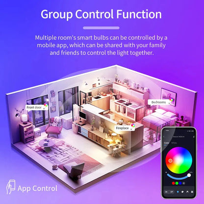 Smart Led Bulbs E27 Tuya Smart Life Bluetooth