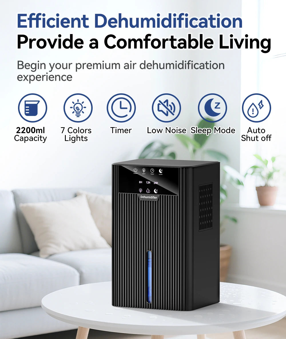 Portable Household Dehumidifier for Air Purification Moisture Removal Compact Drying Anti Humidity Dehumidification Tool