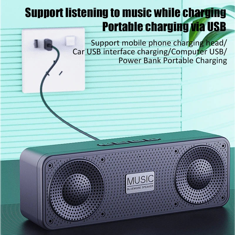 Wireless Bluetooth Smart Speaker with FM Radio