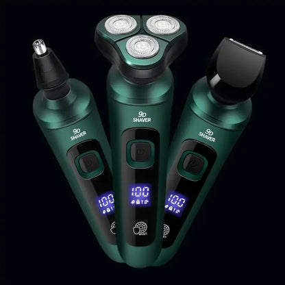 Electric Shaver-3 Head, USB Rechargeable Waterproof