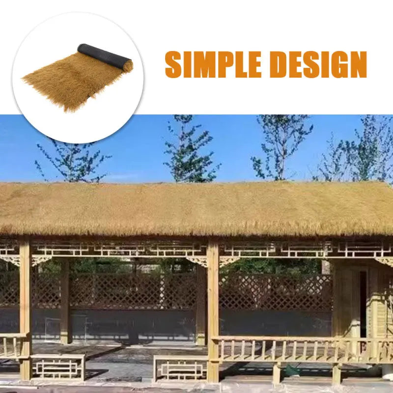 Thatch Roof Rolls for Outdoor Pavilion - Easy Install