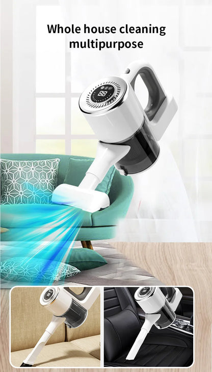 JKUOO Handheld Cordless Vacuum Cleaner, 18Kpa 55Mins Smart Stick Vac with Tangle-Resistant Design Hard Floor Carpets Pet Hair