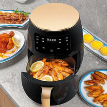 6L Air Fryer Multi-functional Intelligent Touch Screen Oven Large Capacity Electro Mechanical  Deep Fryer for Home  Airfryer