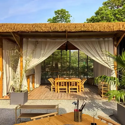 Thatch Roof Rolls for Outdoor Pavilion - Easy Install