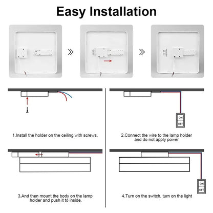 LED Ceiling Lamp 18-48W  Daylight Modern Home Lighting