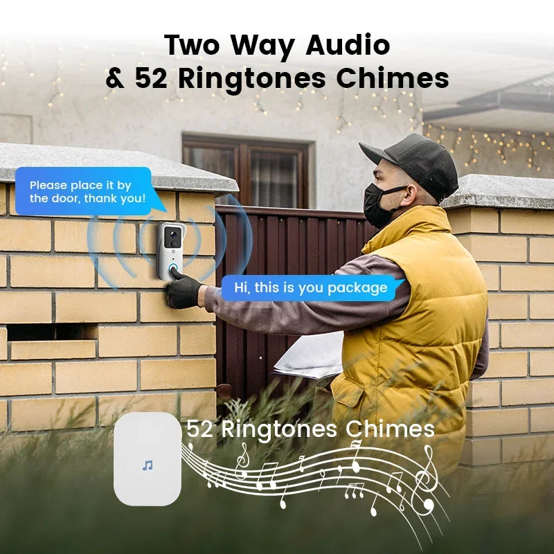 Smart WiFi Video Doorbell -1080P Wireless
