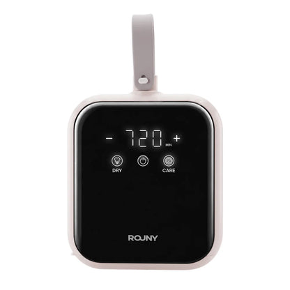 ROUNY Portable Clothes Dryer, 400W Mini Dryer with Dry and Care Modes, 720min Timer, LED Touch Control for Travel and Dorm