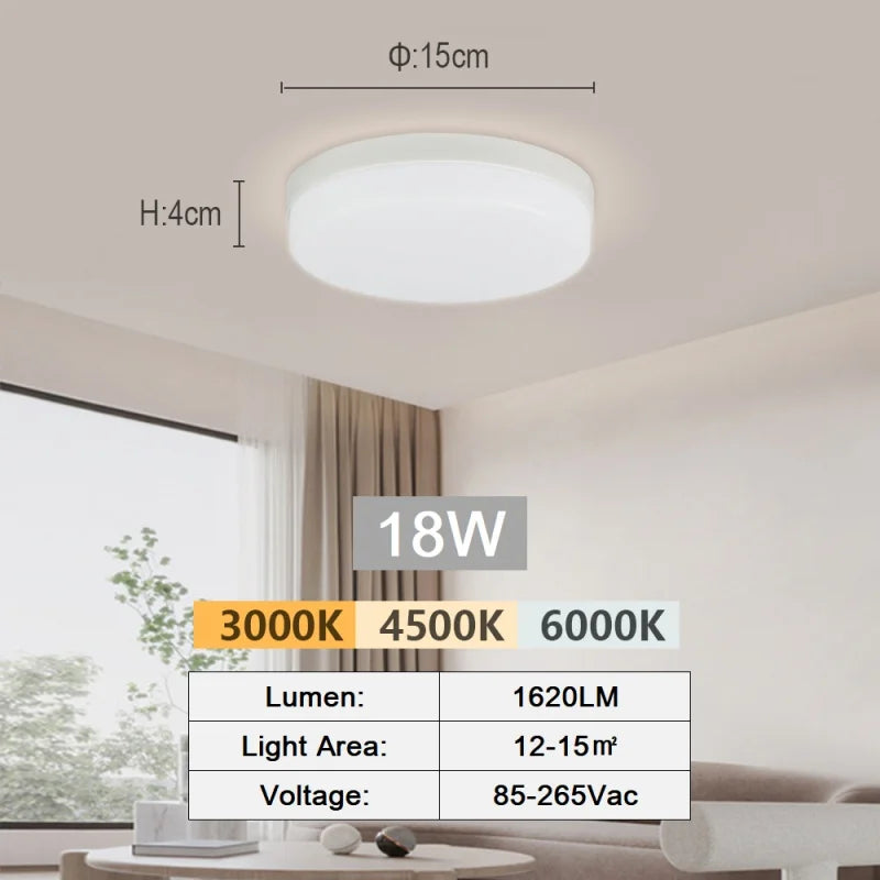 LED Ceiling Lamp 18-48W  Daylight Modern Home Lighting