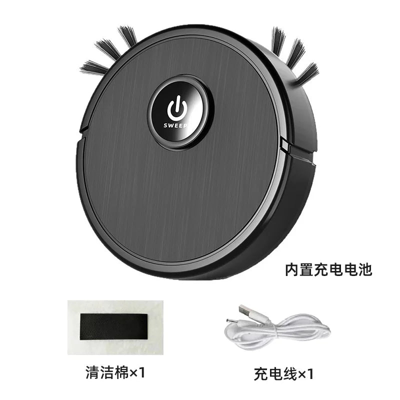 3-in-1 Intelligent Robot Vacuum Cleaner 6000Pa Strong Suction Sweep Mop Charge USB Laser Navigation Pet Hair Hard Floor 2026 New