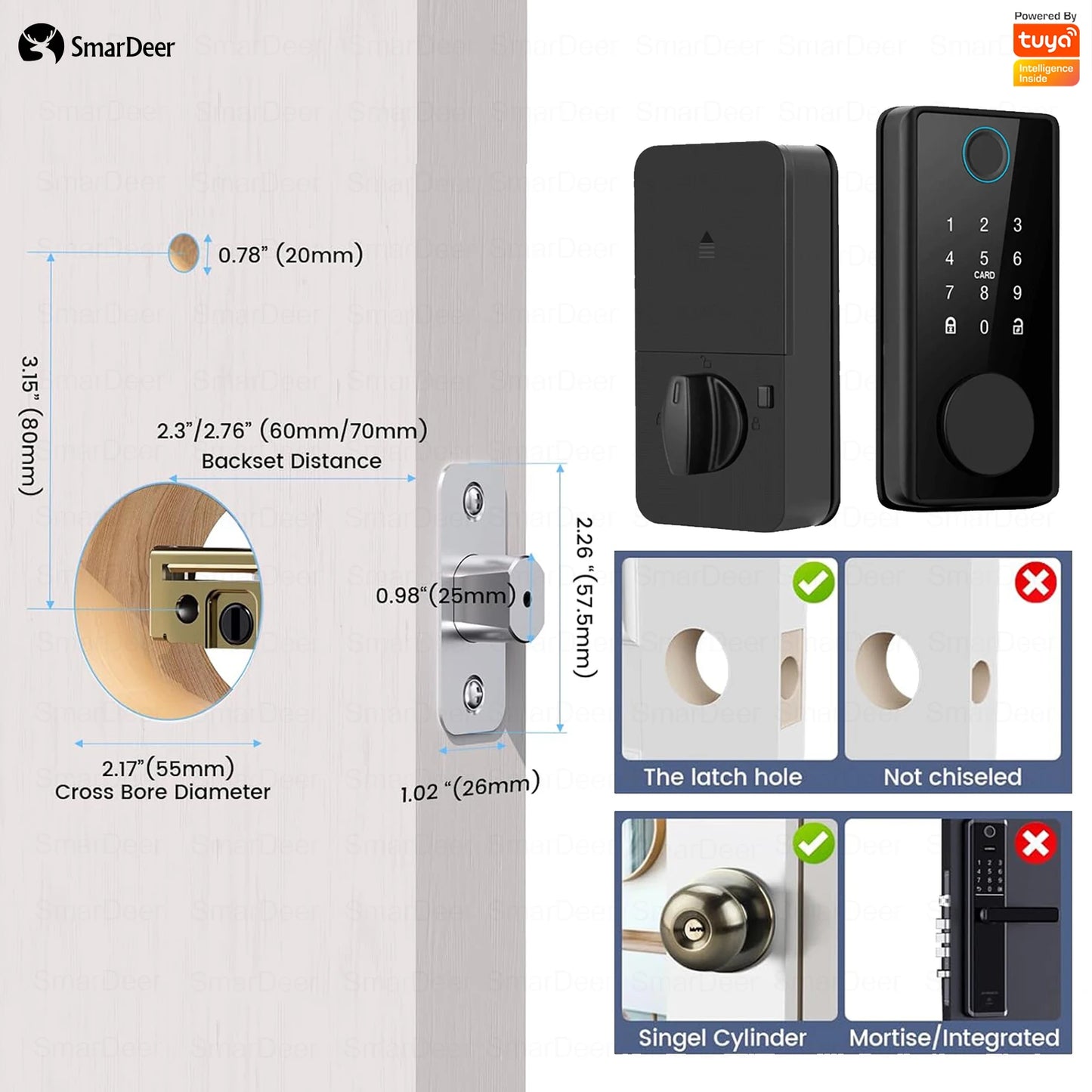 Smart Door Lock -  Fingerprint & Keypad, WiFi
