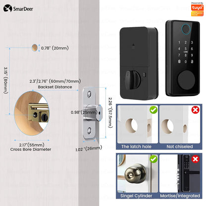 Smart Door Lock -  Fingerprint & Keypad, WiFi