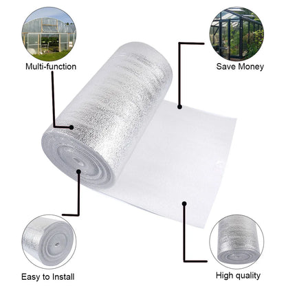5m/10m Radiator Reflective Film Wall -Thermal Insulation Reflective Film -Aluminum Foil Roof