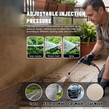 Washer High Pressure with 49ft Hose, Adjustable Spray