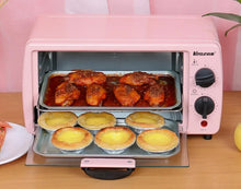 Healthmaker household  mini Electric Oven Baking multi-function home small oven  9L 220-230-240v pink diy food fryer meat bread