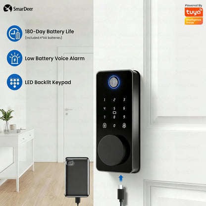 Smart Door Lock -  Fingerprint & Keypad, WiFi