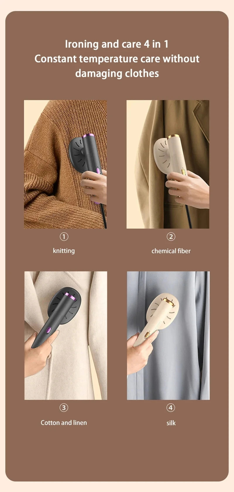 Mini Handheld Steamer Portable for Travel