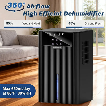 Portable Household Dehumidifier for Air Purification Moisture Removal Compact Drying Anti Humidity Dehumidification Tool
