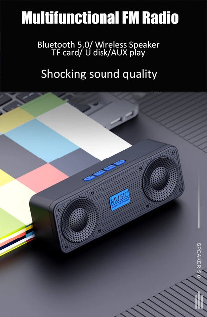 Wireless Bluetooth Smart Speaker with FM Radio