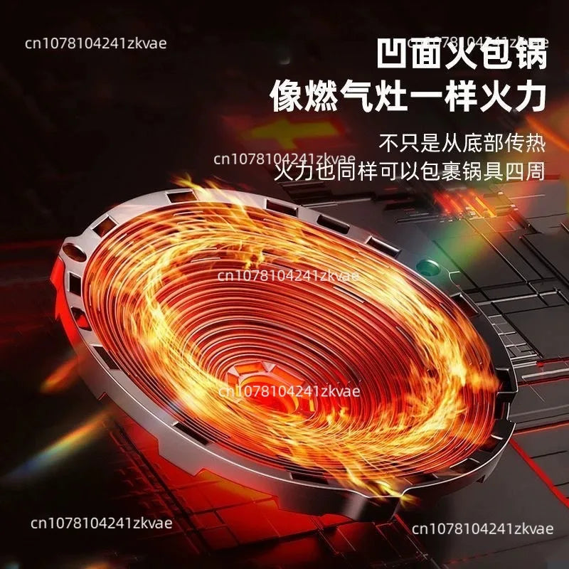 Concave induction cooker household 3500W power fire cooking non-radiation easy to clean multi-functional electromagnetic cooker