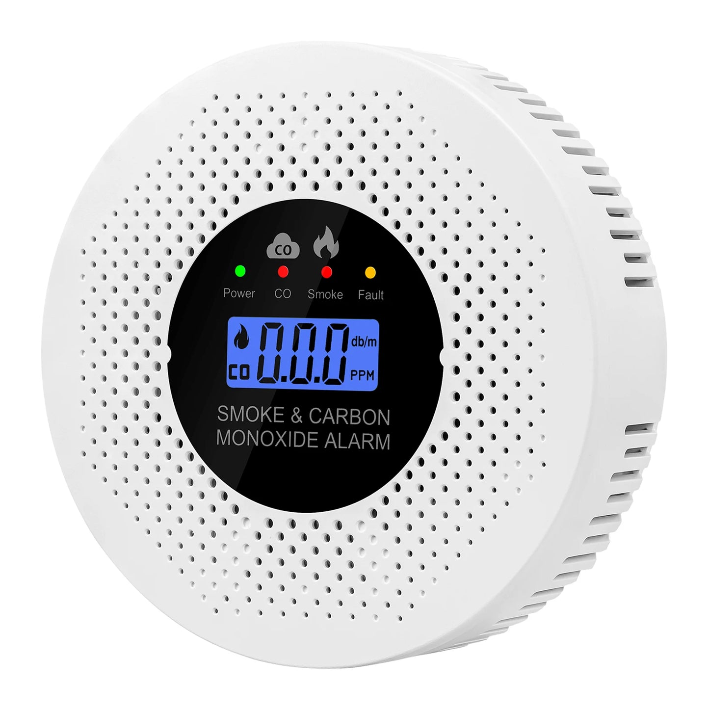 2 in 1 Smoke & CO Detector, LCD Display Home
