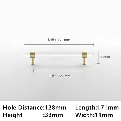 Drawer Handles & Acrylic Cabinet