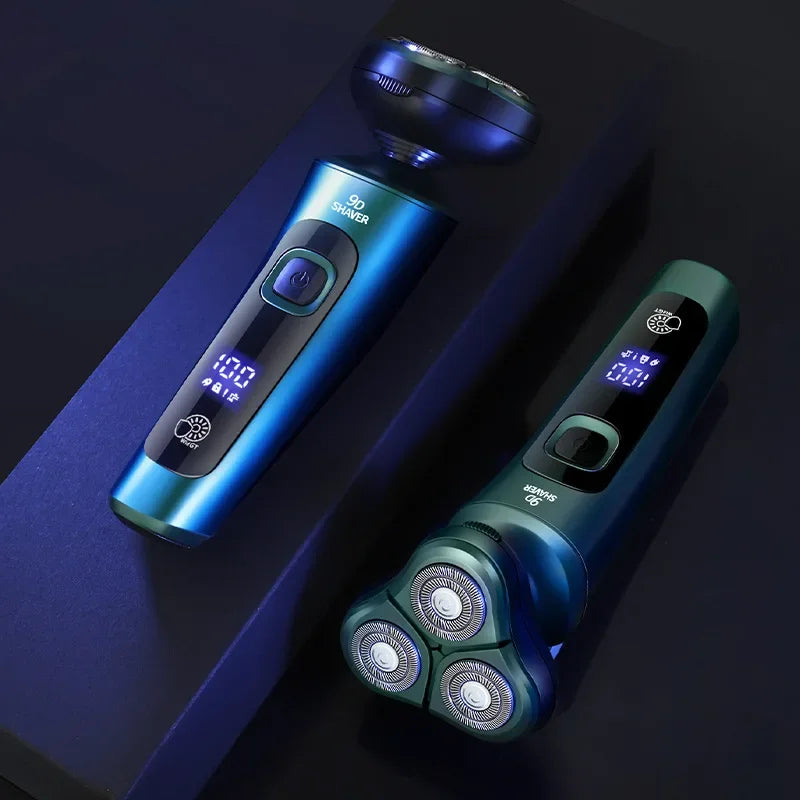 Electric Shaver-3 Head, USB Rechargeable Waterproof