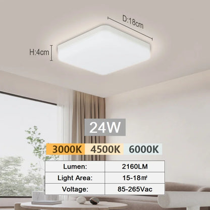 LED Ceiling Lamp 18-48W  Daylight Modern Home Lighting