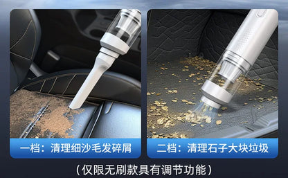 Portable Cordless Handheld Vacuum Cleaner Powerful Suction Car Dust Buster for Quick Cleaning Auto Interior Detailing Tool