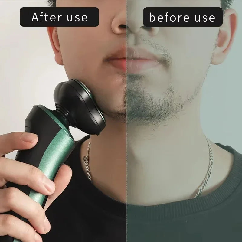 Electric Shaver-3 Head, USB Rechargeable Waterproof