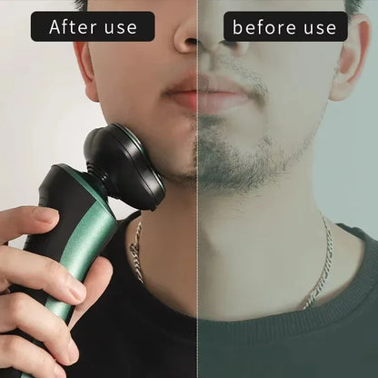 Electric Shaver-3 Head, USB Rechargeable Waterproof