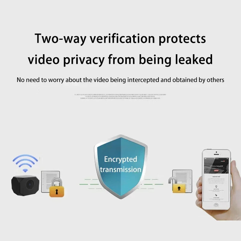 4K Mini Indoor Security Camera, WiFi