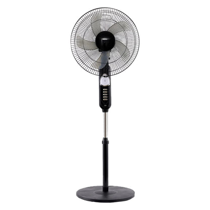 Solar Standing Fan 16 Inches Rechargeable Floor Fans Battery powered 15600mAh Electric Fan for home