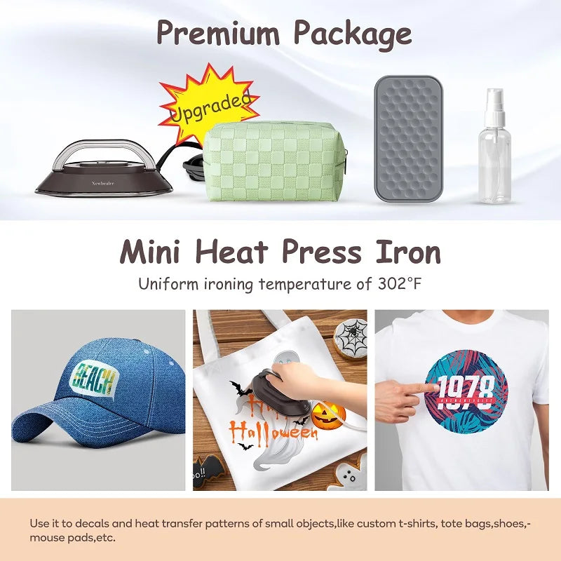Portable Travel Iron-Ceramic, 300W