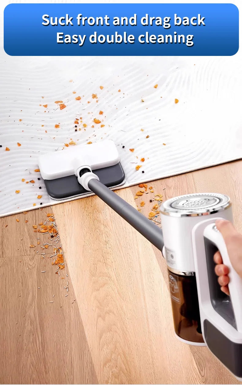 JKUOO Handheld Cordless Vacuum Cleaner, 18Kpa 55Mins Smart Stick Vac with Tangle-Resistant Design Hard Floor Carpets Pet Hair