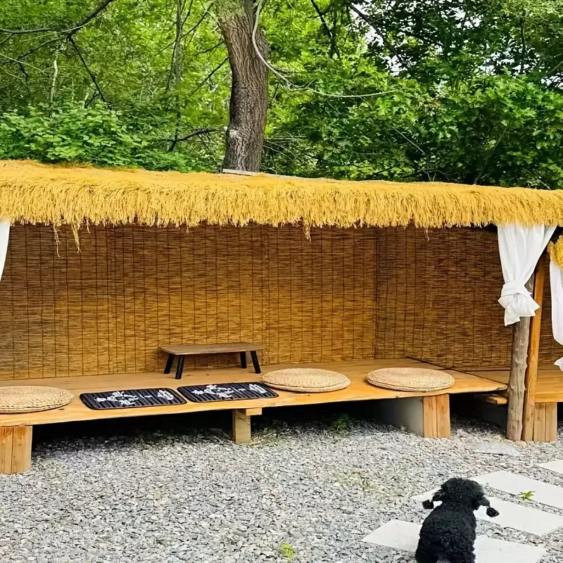 Thatch Roof Rolls for Outdoor Pavilion - Easy Install