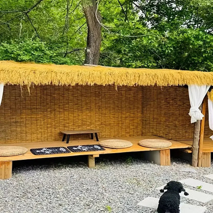 Thatch Roof Rolls for Outdoor Pavilion - Easy Install