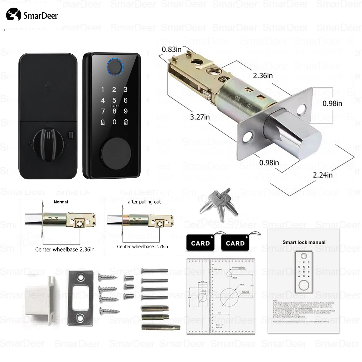 Smart Door Lock -  Fingerprint & Keypad, WiFi