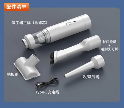 Portable Cordless Handheld Vacuum Cleaner Powerful Suction Car Dust Buster for Quick Cleaning Auto Interior Detailing Tool