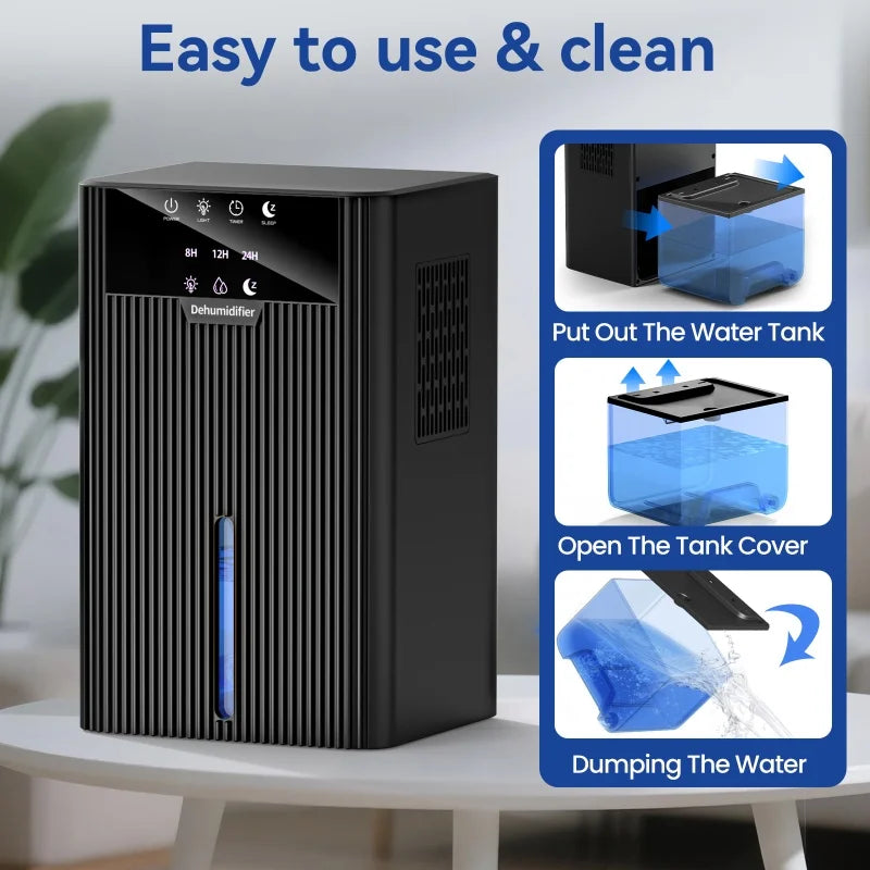 Portable Household Dehumidifier for Air Purification Moisture Removal Compact Drying Anti Humidity Dehumidification Tool