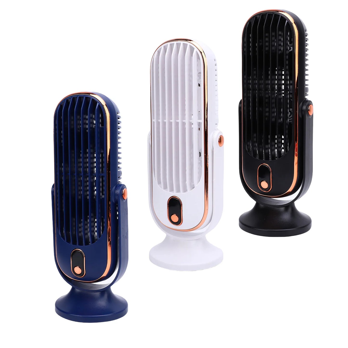 Desk Tower Fan 5 Speeds Brushless Motor USB Rechargeable Portable Desk Fan for Home  Kitchen Indoor Rechargeable Desk Fan