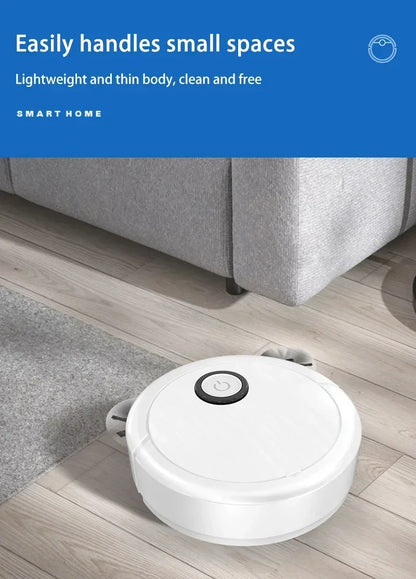 3-in-1 Intelligent Robot Vacuum Cleaner 6000Pa Strong Suction Sweep Mop Charge USB Laser Navigation Pet Hair Hard Floor 2026 New