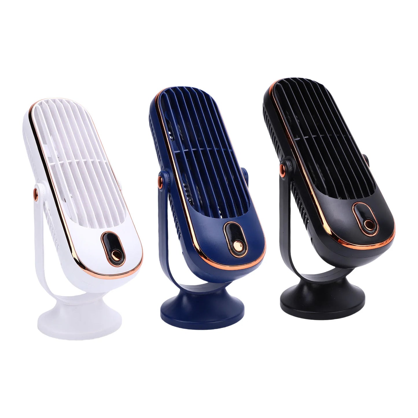 Desk Tower Fan 5 Speeds Brushless Motor USB Rechargeable Portable Desk Fan for Home  Kitchen Indoor Rechargeable Desk Fan