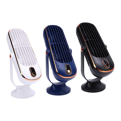 Desk Tower Fan 5 Speeds Brushless Motor USB Rechargeable Portable Desk Fan for Home  Kitchen Indoor Rechargeable Desk Fan